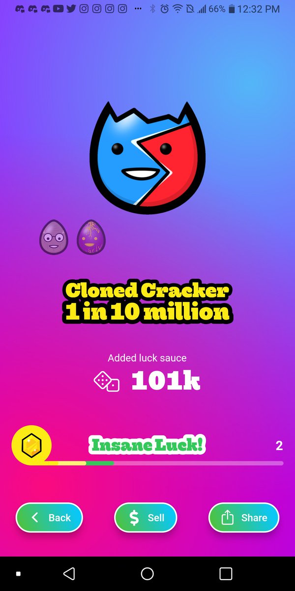 LightsCoast's tweet photo. Checkout this clean I just did. So #lucky wow! And its a #clonedcracker :D see how lucky you are, play One in a Trillion for FREE on IOS/Android today! #onetrilliongame. @OneTrillionGame 
#freegame #MobileGame #mobilegaming. #collection #videogames #play #areyoulucky #fun #chill https://t.co/rmUlIARSNT