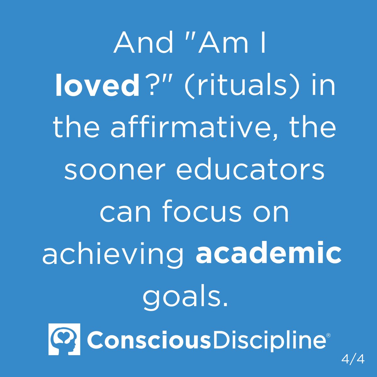 Helping children feel safe and loved is a prerequisite for learning to occur. Click below to learn more. #iHeartCD

✅ Routines: bit.ly/3Ru5a5K

💙 Rituals: bit.ly/3Bfjzgs