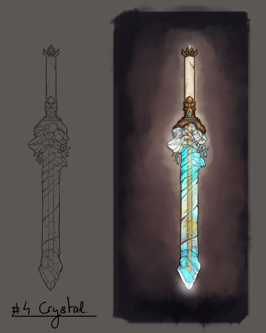 #swordtember  #swordtember2022
Day 4 - Crystal