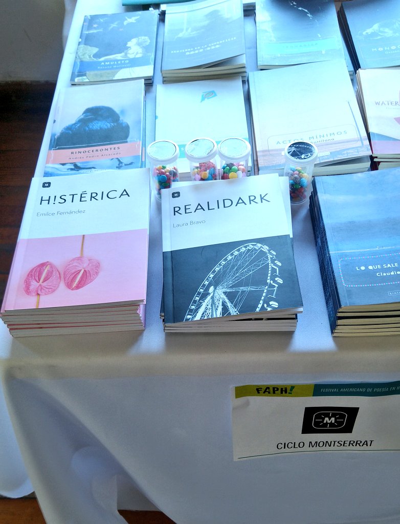 CapitanEle's tweet photo. El Ciclo Monserrat en la #FAPH Festival Americano de Poesía de Hurlingham @CulturaHur https://t.co/yINJMh9dFk