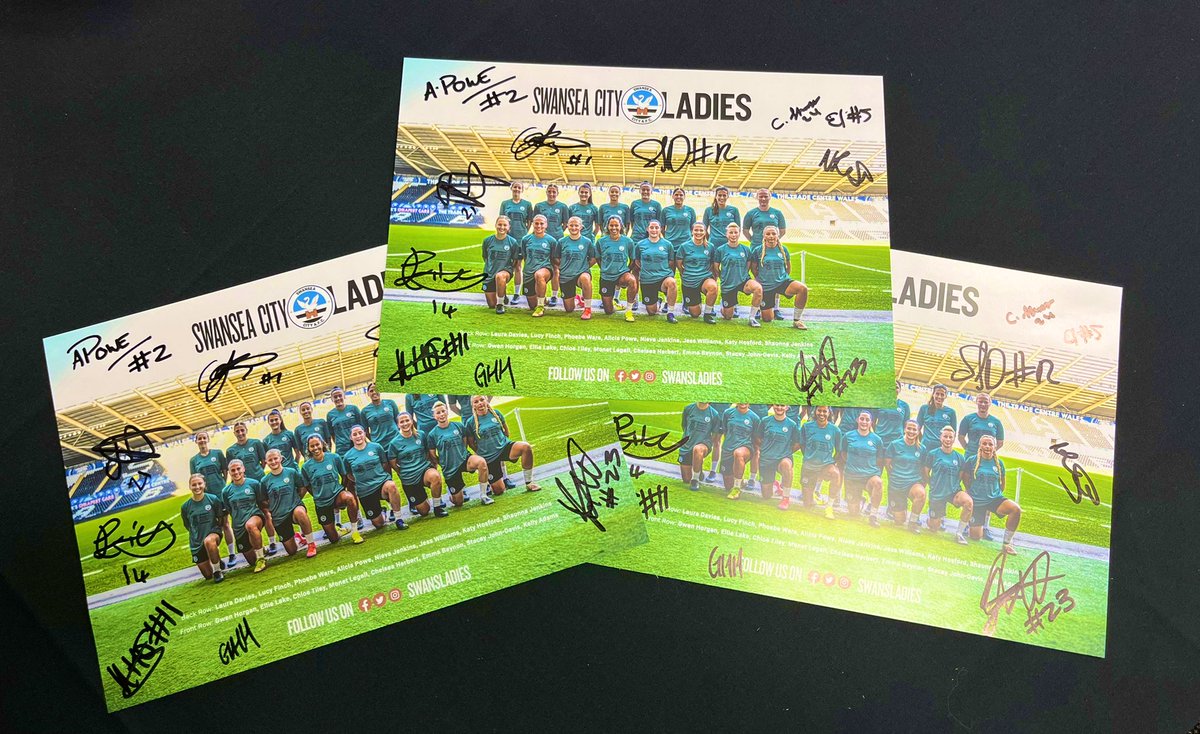 AdranLeagues's tweet photo. COMPETITION TIME! 🚨

To celebrate @SwansLadies setting a new attendance record, we’ve got three signed squad posters to give away! 🤩

To enter:
➡️ Follow @AdranLeagues
🔄 RT this post

#GeneroAdranPremier https://t.co/zVvwb5BvLA