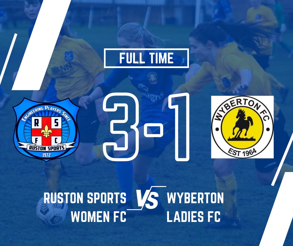RustonSportsWFC's tweet photo. Goals scored: Joanna Wagstaff (2) &amp; Debbie Coulson-Sawyer (1) 
Assists: Chloe Witt &amp; Rhiann Brown
Every player putting 110% in! Thank you @WybertonFC for hosting. Great effort from both teams, with Rustons coming away with the well deserved win, well done ladies!👏🏻
#TheEngineers https://t.co/L6VFOjKpX9