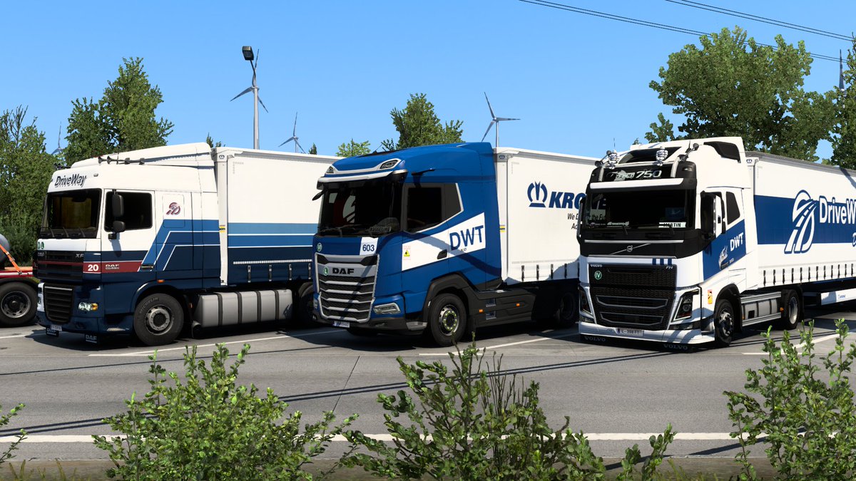 drivewaygroupas's tweet photo. ⌛️Event time!
Second delivery done successfully! Look at the beauties!
#ETS2 @SCSsoftware #DriveWayTransport https://t.co/PzsMWI1MSu