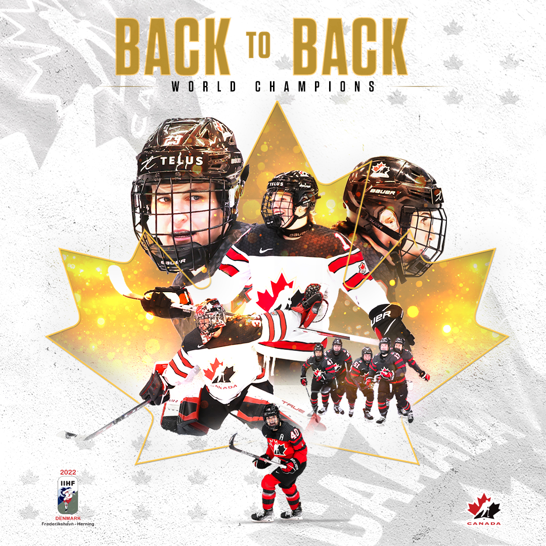 Hockey Canada (@hockeycanada) on Twitter photo ON TOP OF THE WORLD AGAIN! 🥇🇨🇦
#WomensWorlds ON TOP OF THE WORLD AGAIN! 🥇🇨🇦
#WomensWorlds