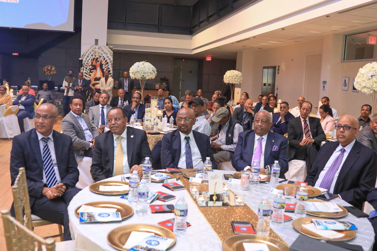 ETEmbassyDCA's tweet photo. Last evening, Global Ethiopian Diaspora Action Group held a successful fundraiser to support displaced communities due to conflict and natural disaster. H.E Amb. @seleshi_b_a appreciated the organizers and contributors to this noble cause.1/2
@mfaethiopia https://t.co/aExclKDyzj