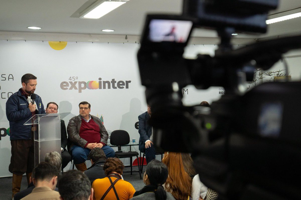 leo_pascoal's tweet image. Excelente o resultado final da 45ª Expointer. Foram R$ 7 bilhões em negócios. Os dados completos foram divulgados há pouco durante coletiva de imprensa da comissão organizadora do evento. #Expointer2022