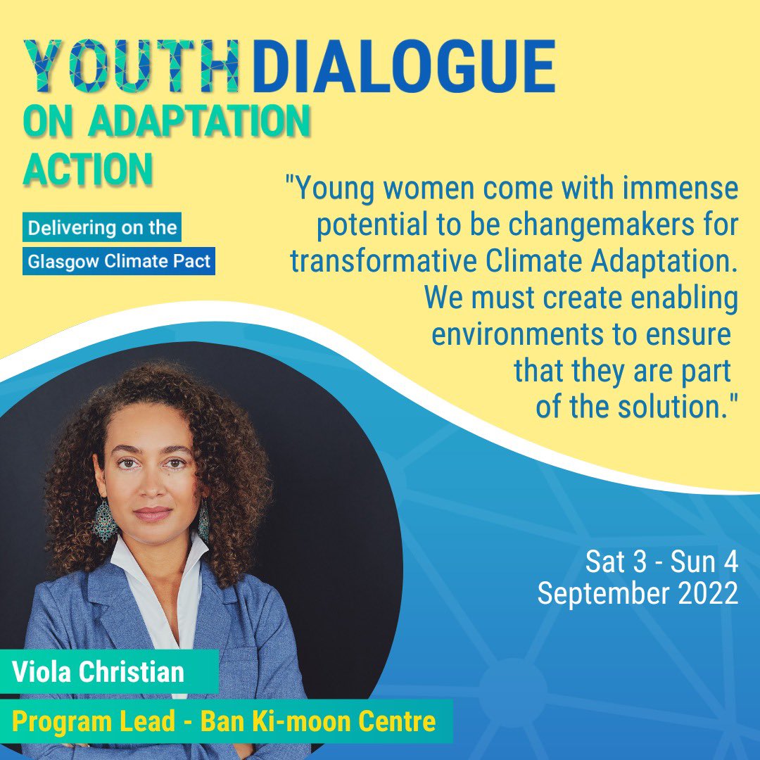 Our Program Lead <a href="/viola_ivory/">Viola Hopfgartner</a> was delighted to facilitate a workshop at the #Youth4Adaptation Dialogue. In an interactive discussion the delegates highlighted the measures necessary to empower women to be #AgentsofChange for #ClimateAdaptation.