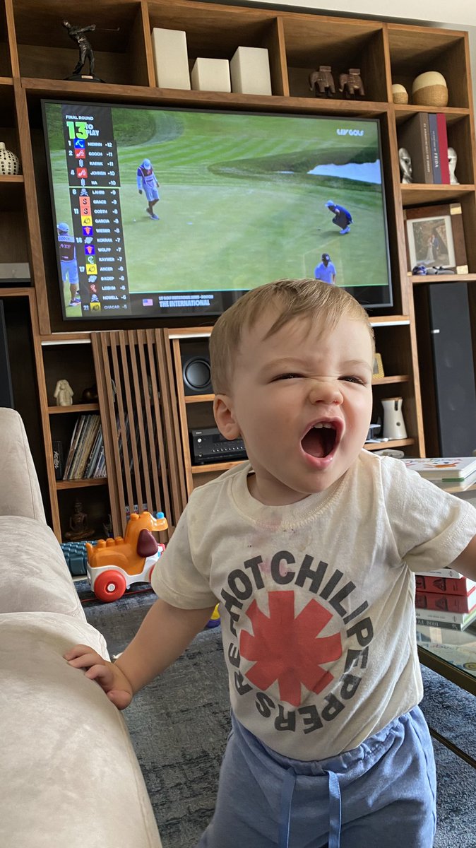 Let’s gooo!! @LIVGolfInv #LIVGolfBoston #LIVGolf #RedHotChiliPeppers