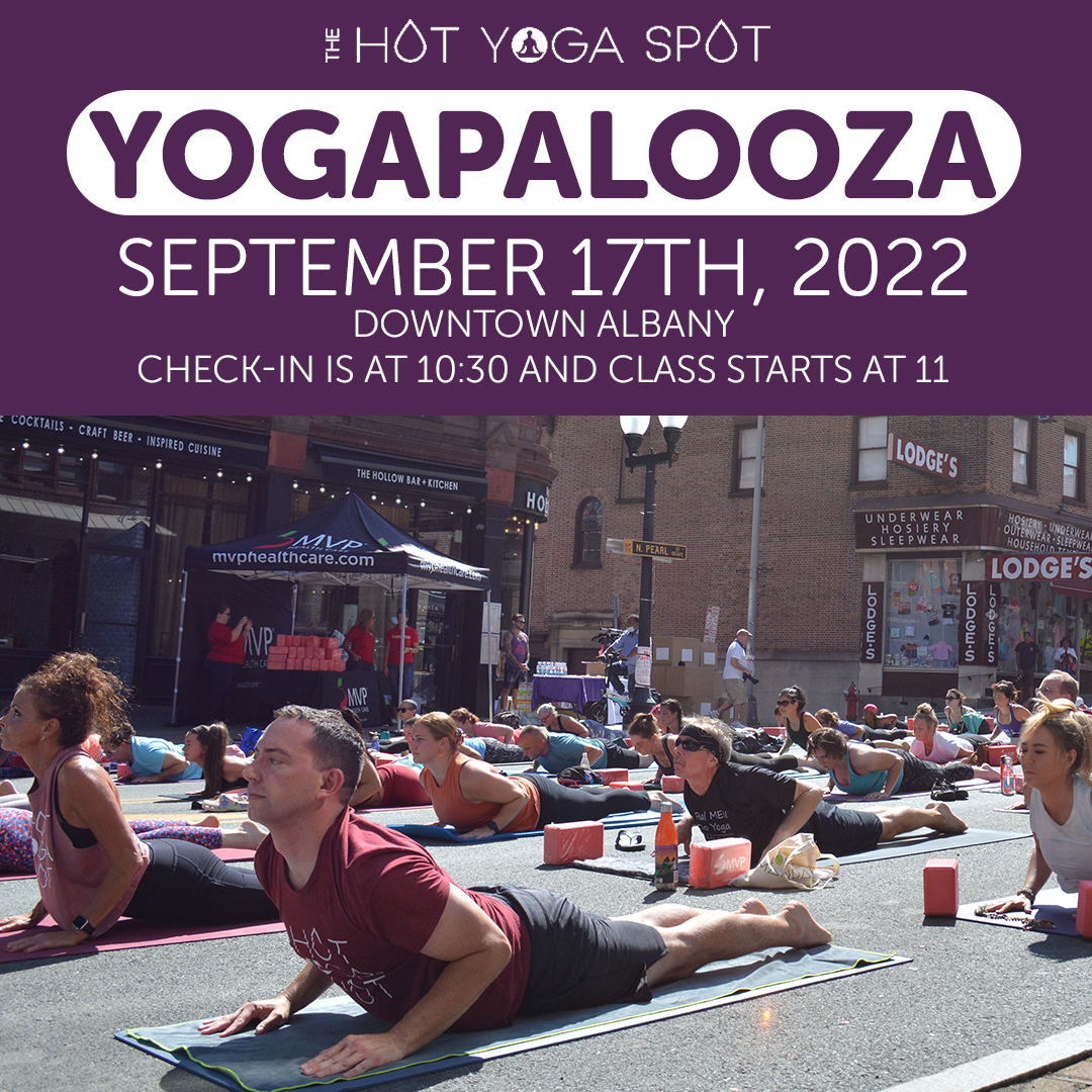 Do you love outdoor yoga?! Then you'll love Yogapalooza! It's Saturday, September 17th, 2022. Check-in is at 10:30 and class starts at 11 sharp! 

bit.ly/3KWlKsV