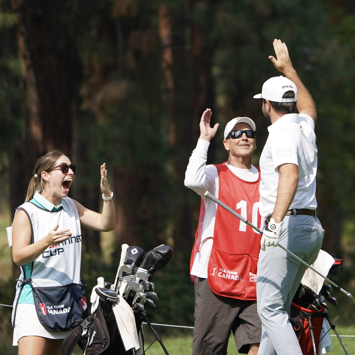 A timeline of @Stuart_Mac_Golf’s hole-in-one 🙌
