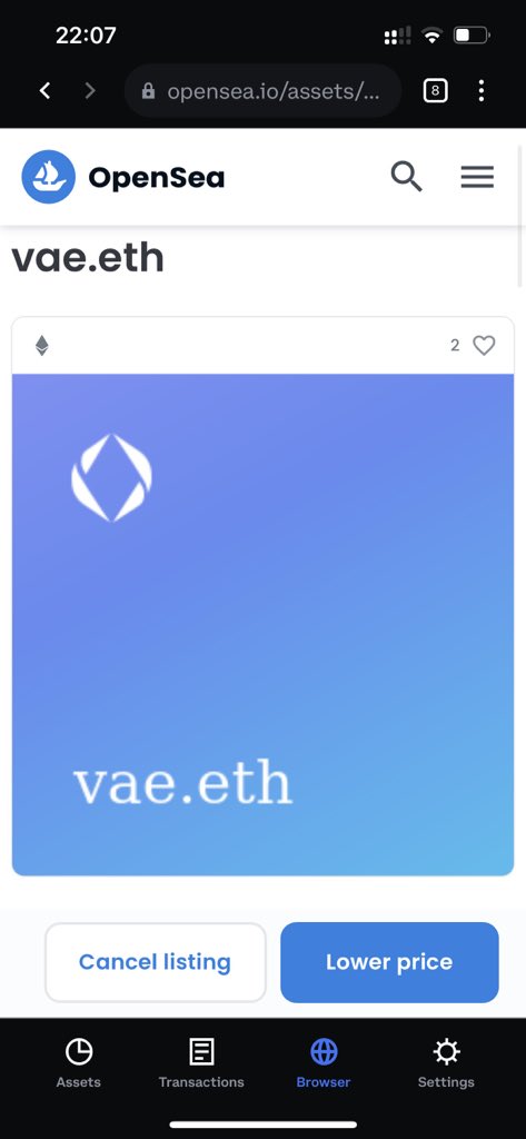 crispychainz's tweet photo. For sale or OTC #ens #ensdomainsforsale #ensdomain https://t.co/kBrog4iPrm