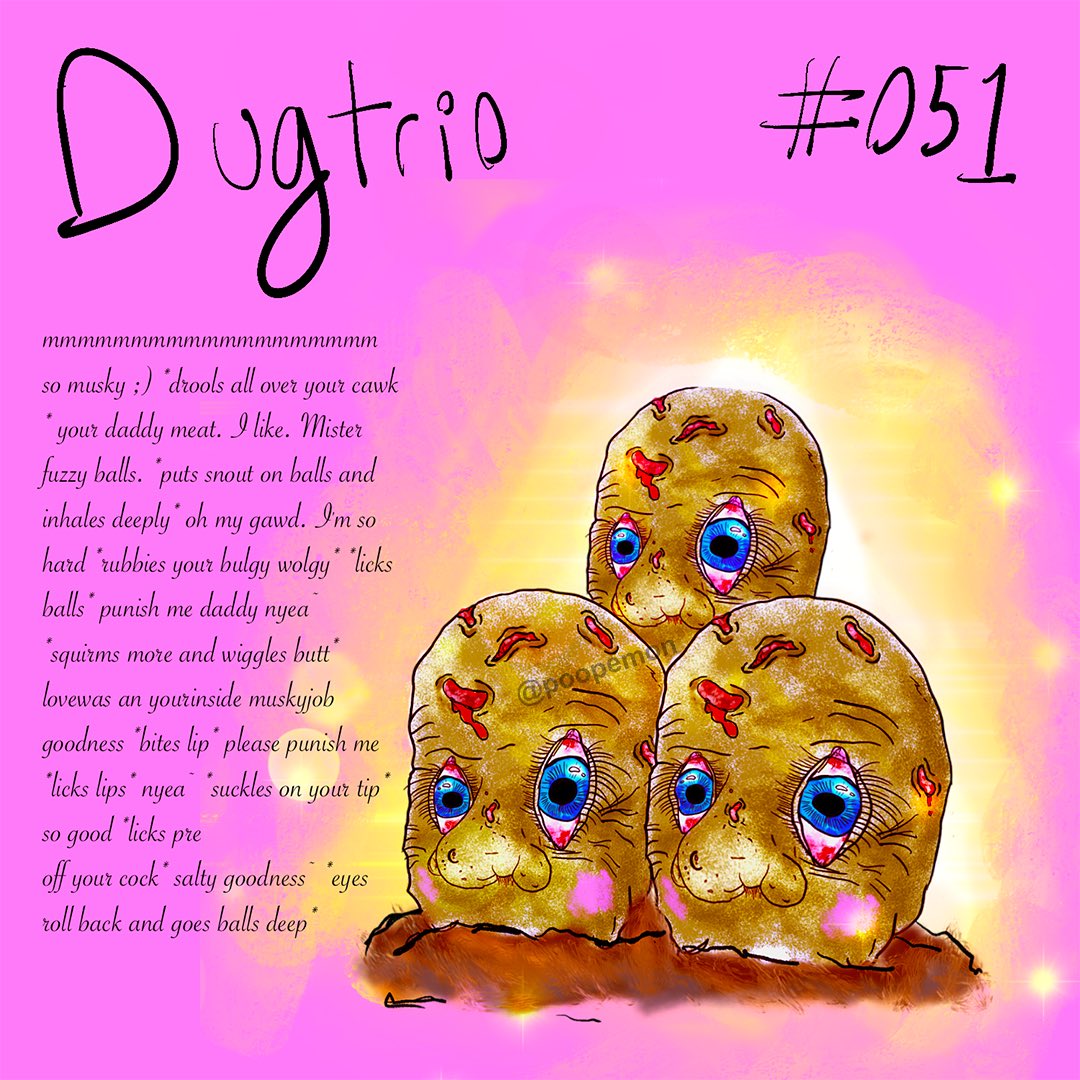 Dugtrio - #051 -  Pokédex