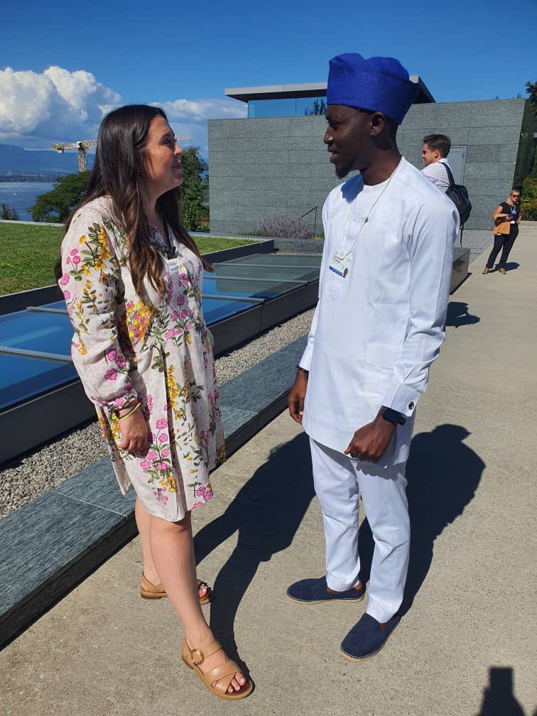 LagosShapers's tweet photo. The #GlobalShapersAnnual Summit is back and has been exciting! 

#LagosHub ably represented by our Curator, @JideOluwase former Curator April Amorighoye and immediate former Vice Curator Fatimah Bamisedun. Over 500+ Global Shapers from around the world here in Geneva https://t.co/Nfpvr2ubGg