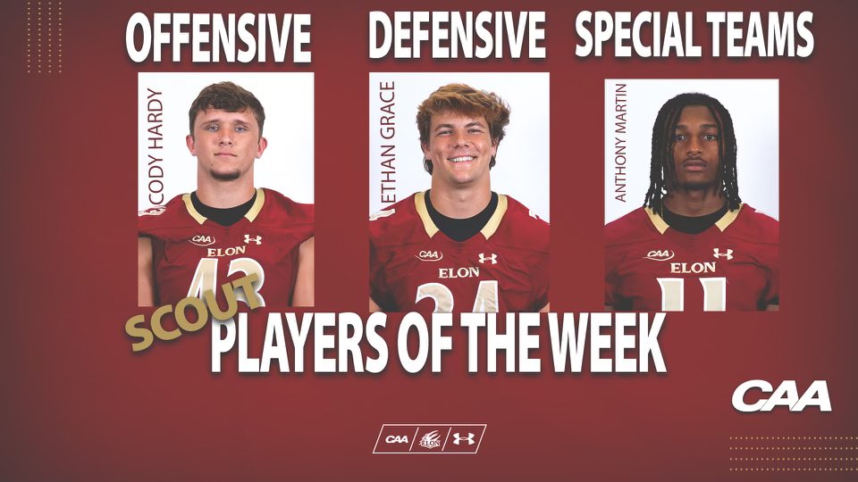 Congratulations to our Scout Players of the Week! <a href="/ethangracee/">Ethan Grace</a> <a href="/3Hollywoodd/">Anthony Martin ®</a> #AED