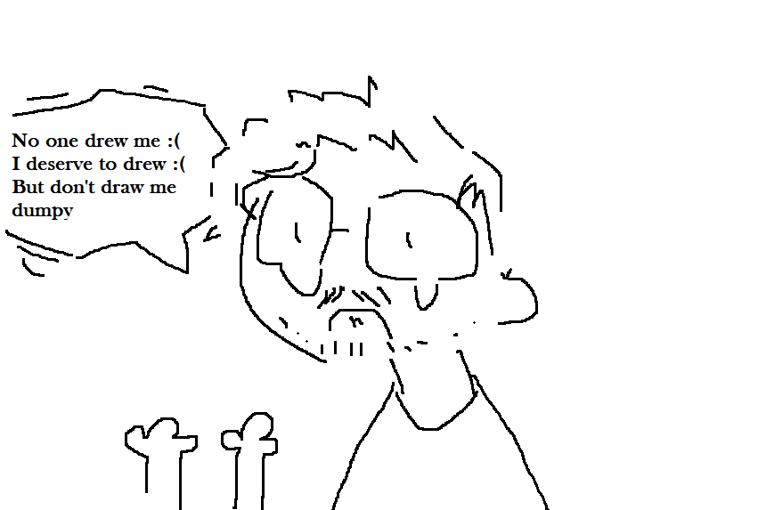 FrogFinsDotRot's tweet photo. #badartban 
He want to be drew
#jamesmarriotfanart https://t.co/ktS8OerXeg
