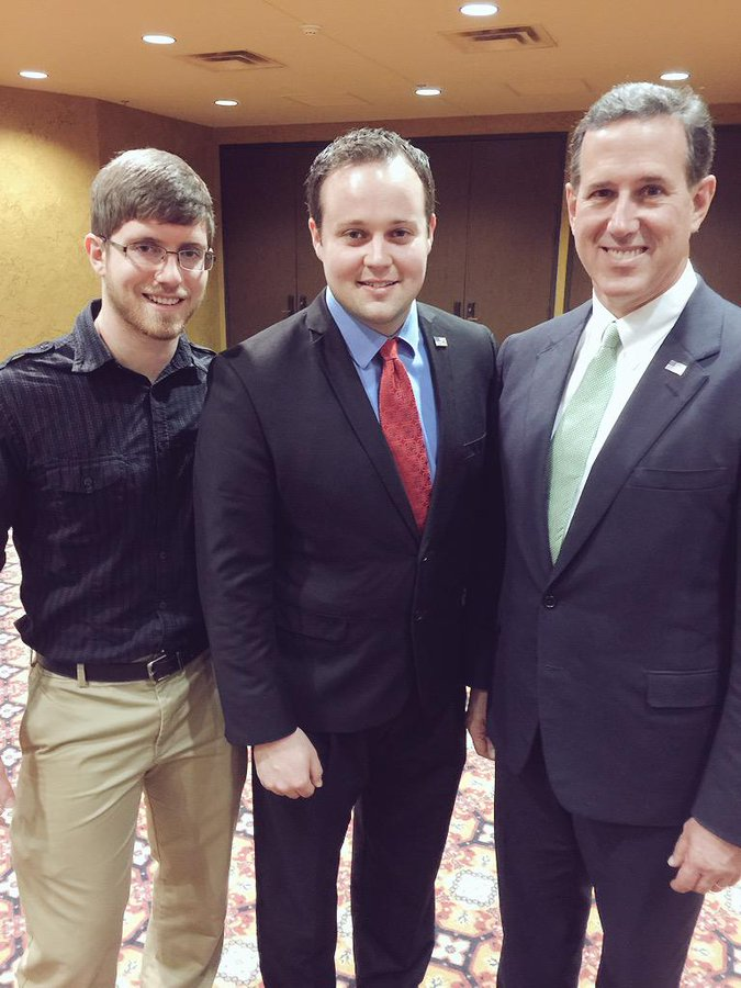 iheartospreys's tweet photo. @TheOneFromOne Plenty more where he came from. Oh, and Santorum's been known to pal around with child molesters like Josh Duggar too. https://t.co/kPxsj85RZw