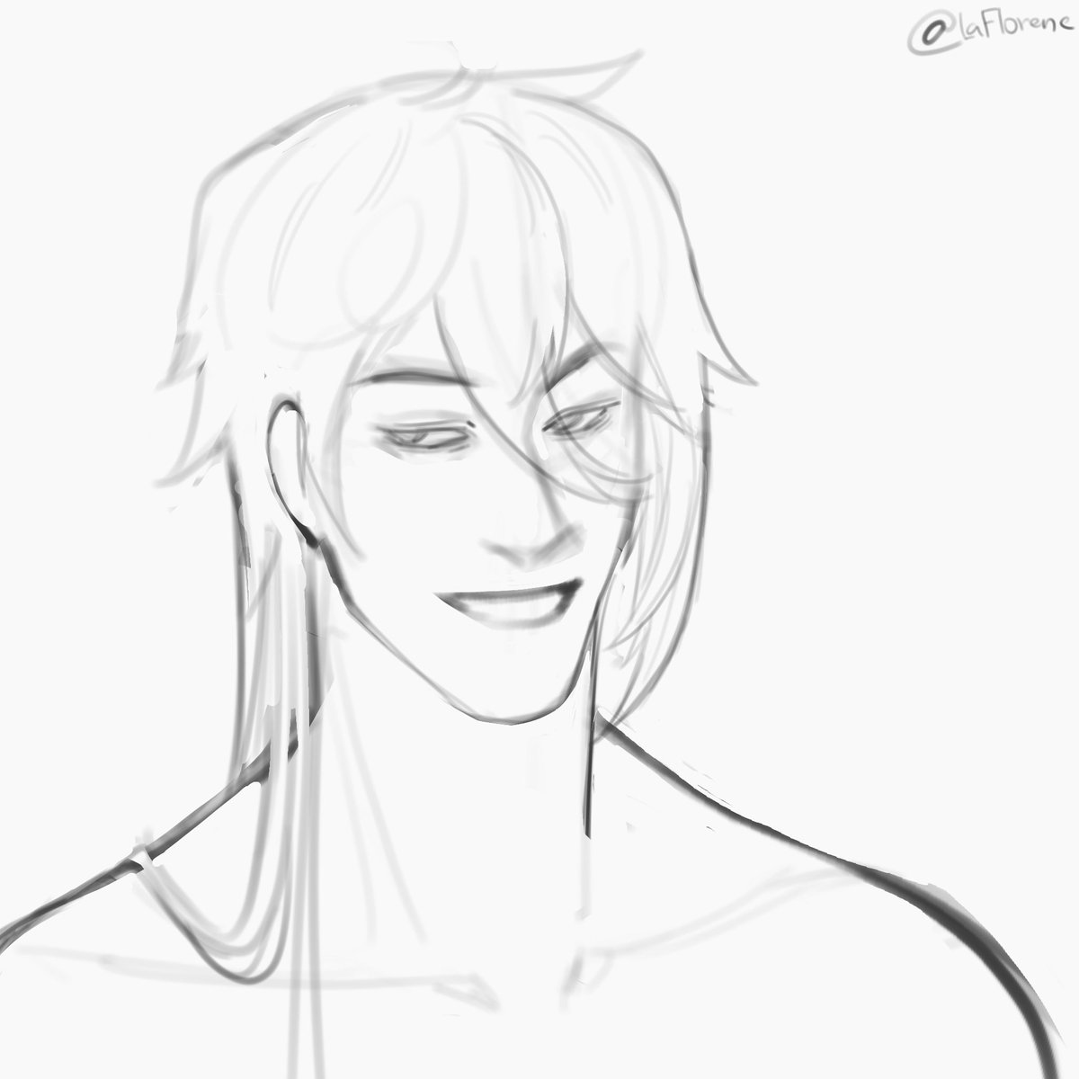 LaFlorenc's tweet photo. Another sketch wile I was working... https://t.co/a9IsJxKMVT