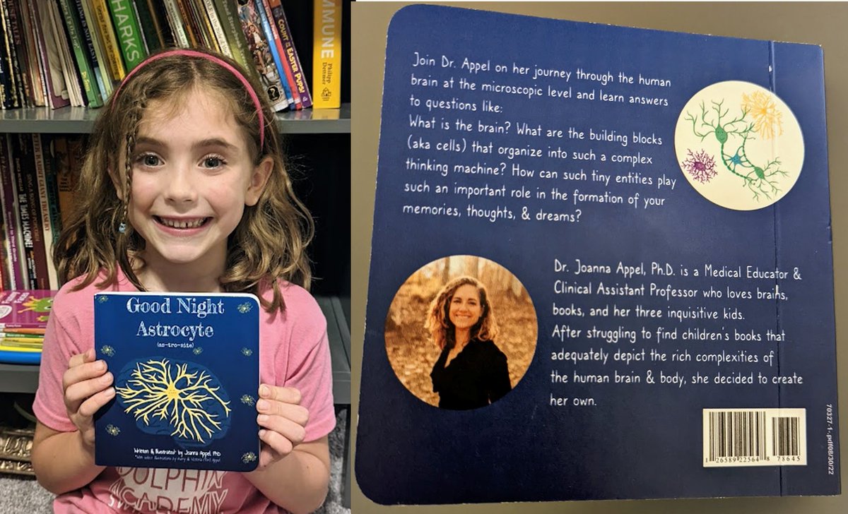 joanna_appel's tweet photo. Received our first printed draft of "Good Night Astrocyte" this week! Learn about my very first children's book and sign up to receive updates about the Kickstarter Pre-Launch at https://t.co/trBL64Chjd
#stemkidsbooks #childrensbooks #kidsbooks #stem4kids #womeninstem #phd2be https://t.co/lcidYAuy1V