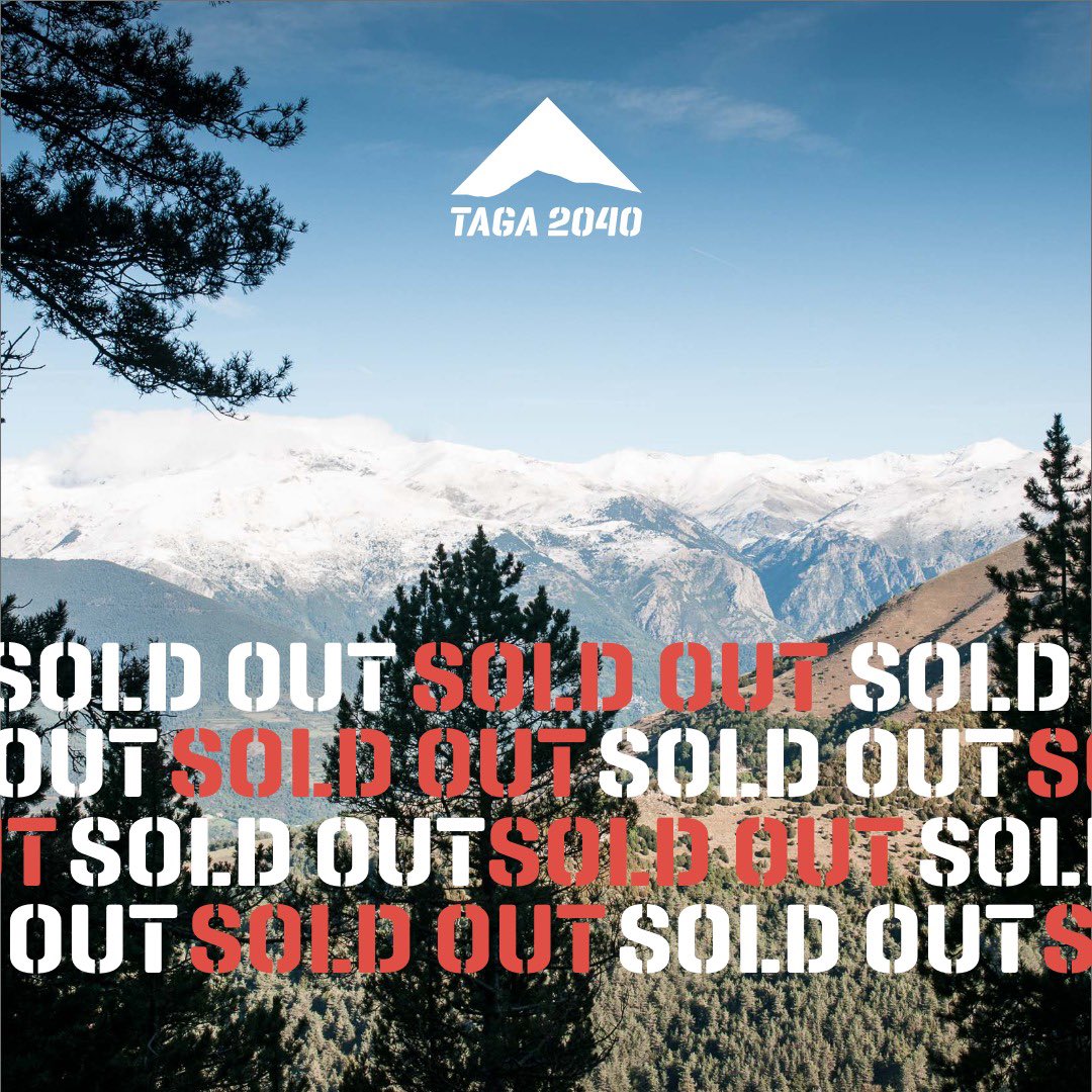 Taga2040's tweet photo. SOLD OUT! Moltes gràcies a tots i a totes❤️ Ens veiem el proper 18 de setembre a Sant Joan de les Abadesses!!! Estigueu ben atents i atentes a les xarxes, aviat tindreu més notícies⏳ https://t.co/7tl2y66oP7