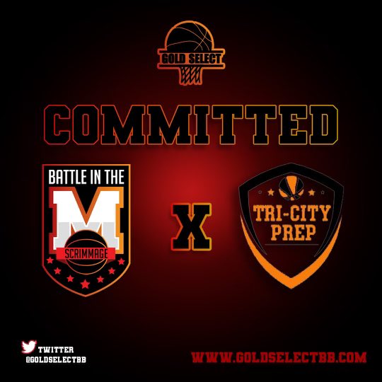 GoldSelectBB's tweet photo. Welcome Tri-City Prep (Canada) @TriCityBA to the Battle In The M Scrimmage (JV) on Dec 3, 2022 #GOLDEVENTS #exposurebball
🔗 https://t.co/99KldbjbZH https://t.co/NN0ED28TVq