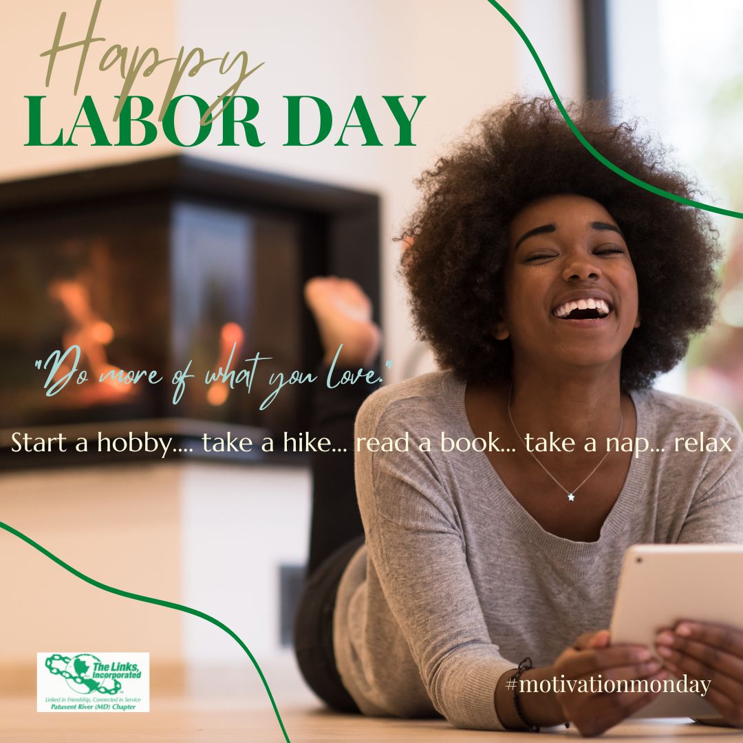 PRCMDLinks's tweet photo. It's Labor Day! Take some "me time" today! #laborday #LaborDay2022 #PRC #PRCLinks #relax #relate #release βπ https://t.co/EmY2N3P4IZ