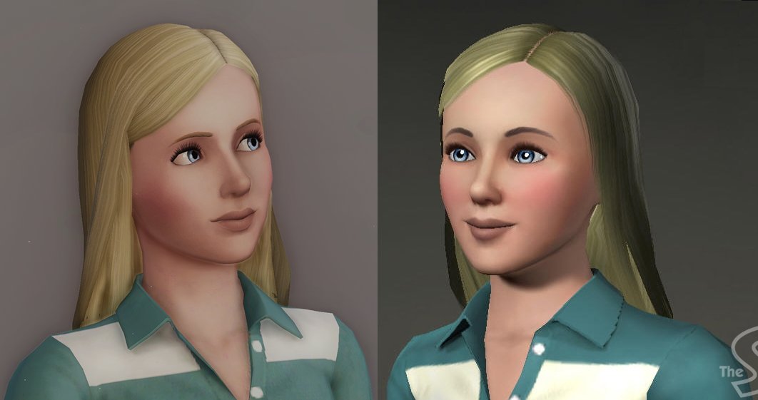 boringbonestv's tweet photo. That was the closest I've been able to get so far. But I didn't give up, maybe make some fine adjustments to the skin to get a little closer! #TheSims3cc #Sims3Beta https://t.co/KfLrWQlMt7