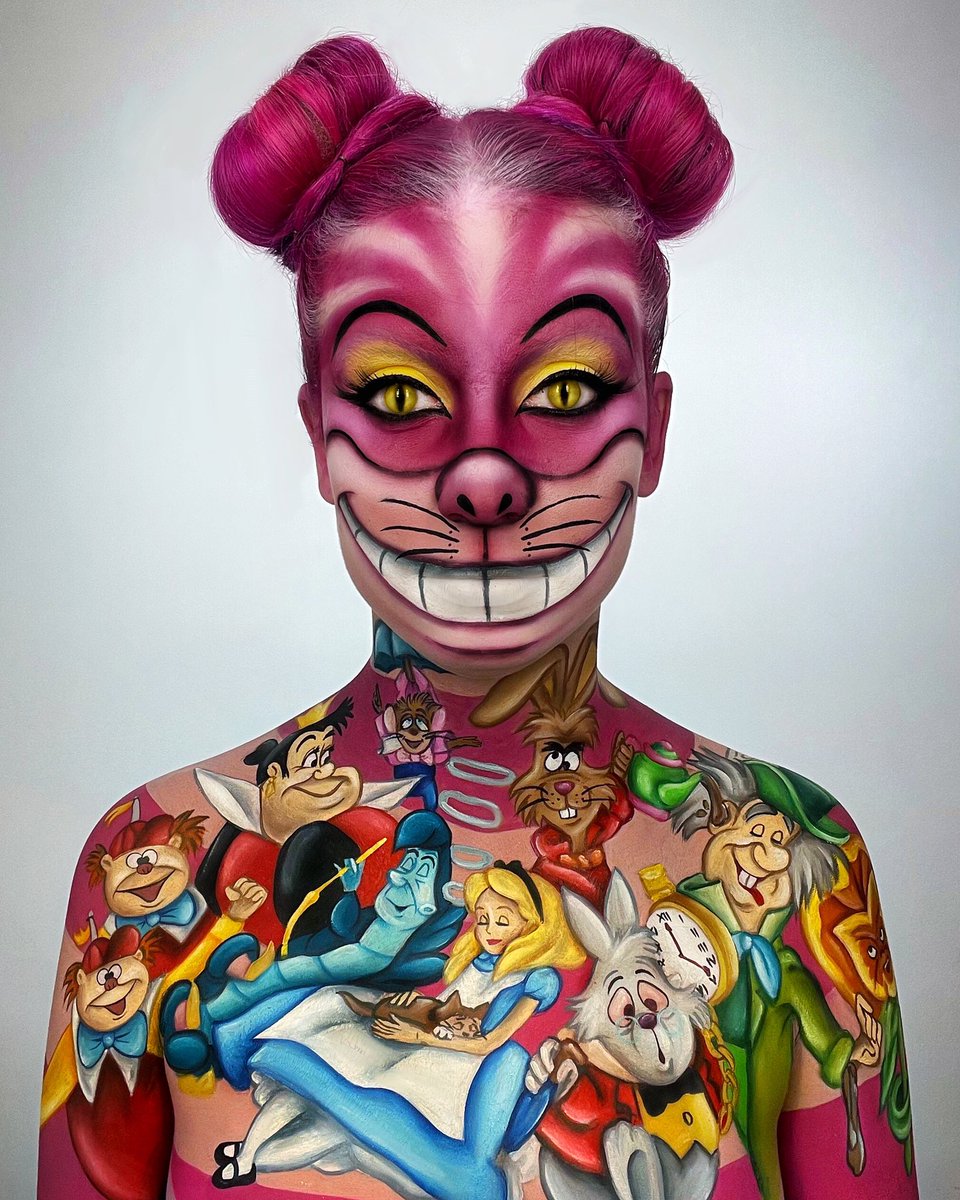 Maquillaje de Cheshire 💗 13 horas de trabajo sin parar 💗