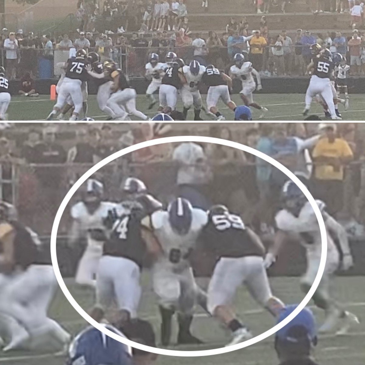 My favorite highlight from last week. <a href="/HopkinsFootball/">HopkinsHSFootball</a> <a href="/Coach_Tolly/">Trevor Tolly</a> <a href="/LeeHuttonIII/">Lee Hutton III</a> <a href="/T_totallycommit/">Totally Committed Ty</a> #BeastMode