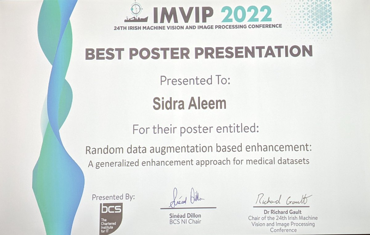 ImVIPconference's tweet photo. That's a wrap for #IMVIP2022. Thanks again to all authors, presenters, attendees, sponsors (@BCS_NI ,@FPMcCann, @QubEps) and a special congratulations to our prize winners.
Countdown has started to next year's IMVIP in Galway, see you there! https://t.co/jbbgmcgpkr