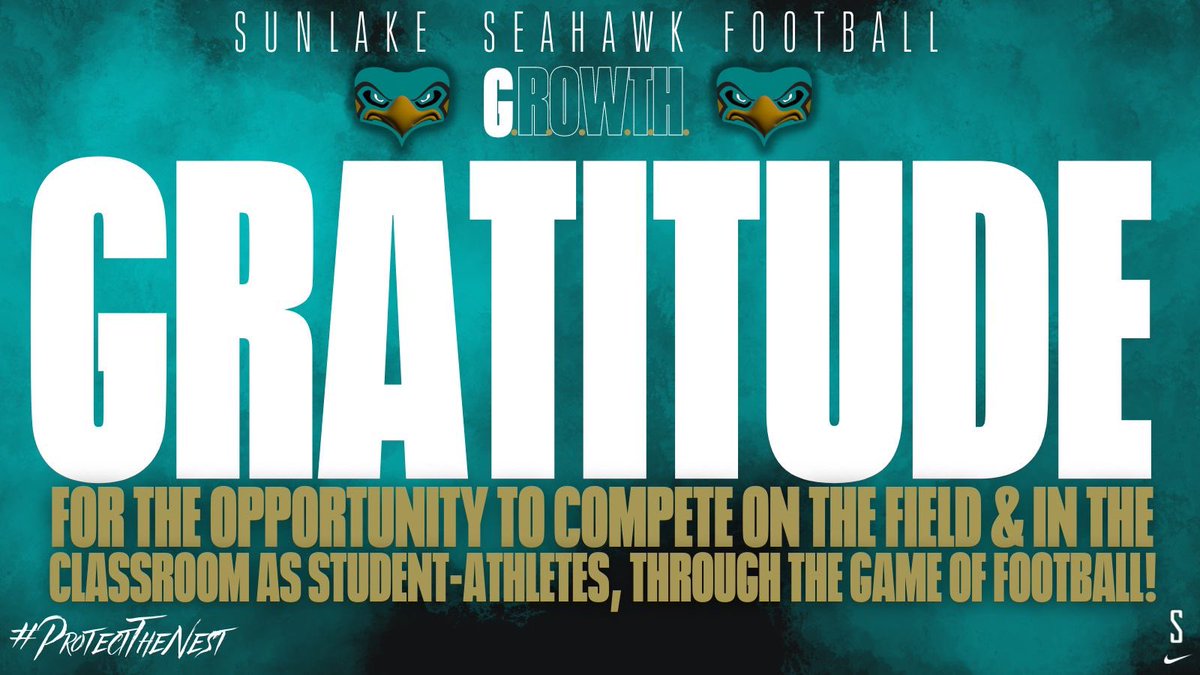 Gratitude, find the G.R.O.W.T.H. in adversity !!!

#ProtectTheNest🦅