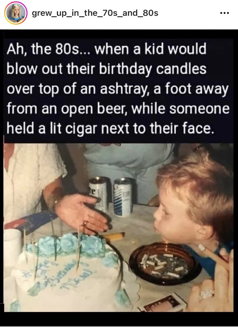 I lived this picture. For me it was the smell of newports, Virginia slims, Dutch Master’s and Meister Brau…