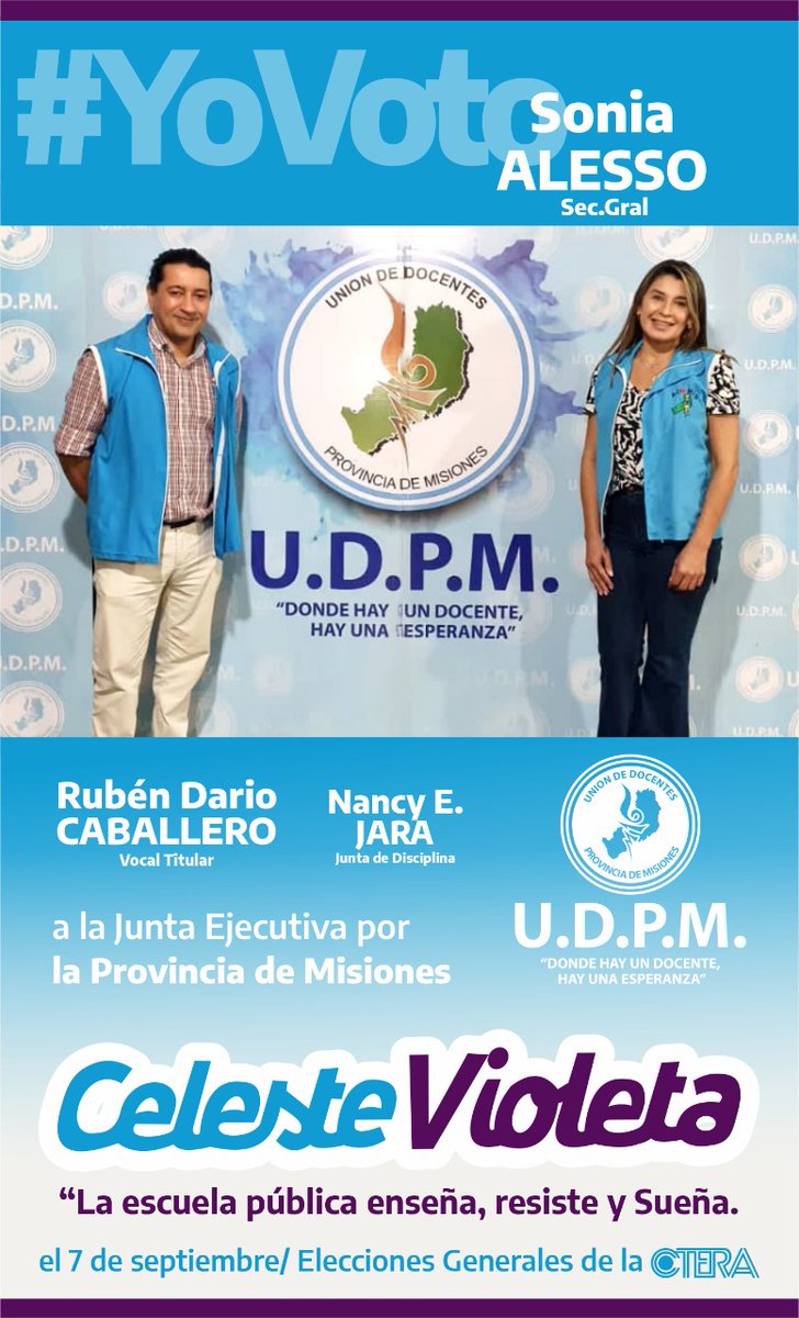 Yo elijo... yo voto <a href="/grillo141/">Ruben Dario</a> <a href="/nancy_jara1/">Nancy Jara</a>