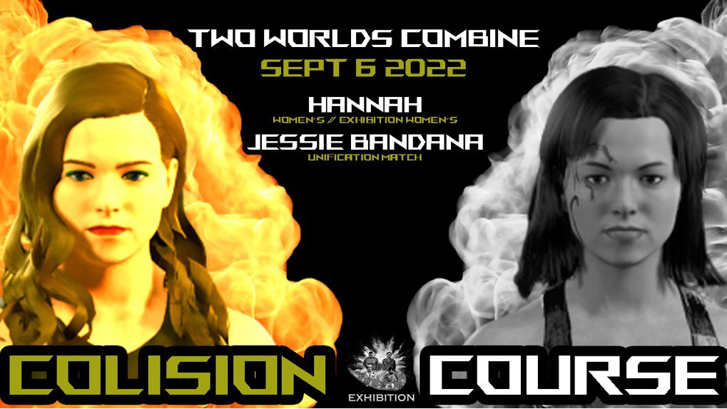 To kick off the PPV, the JOW Women’s Champion Hannah  (<a href="/Cobainsallin/">♡Hannah♡</a>) faces the JOW Exhibition Women’s Champion Jessie Bandana (<a href="/BandanaJessie/">Jessie Bandana</a>) to unify both championships.  One woman will make history and walk out with both titles to become JOW World Women’s Champion.