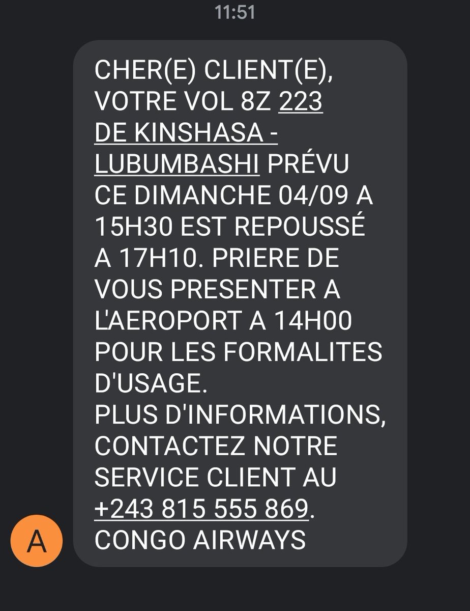 GkKalonda's tweet photo. @fatshi13 @mwema_y @France24_fr @TopCongo  Honte à cette société il y'a trop d'incompétents à cause de votre propre message les clients rate le voyage même ceux du business class Honte à vous vraiment https://t.co/vLWuJhdpV7