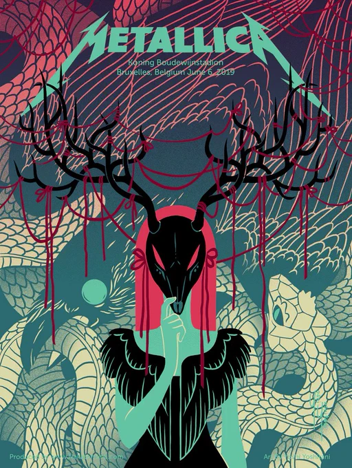 I brought my Metallica posters with me to #ECCC, and they ended up being best-sellers! If you missed your chance to grab one, now's the time before they sell out! 