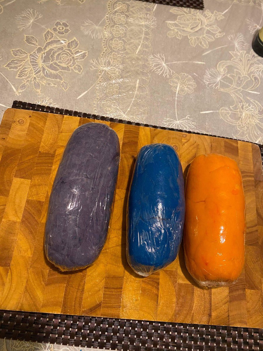 RaynorMiss's tweet photo. Am I an official Early Years Teacher now that I’ve spent my weekend painting cable reels, dying pasta and making play dough?… 🤔 https://t.co/YJtlQNvbkD