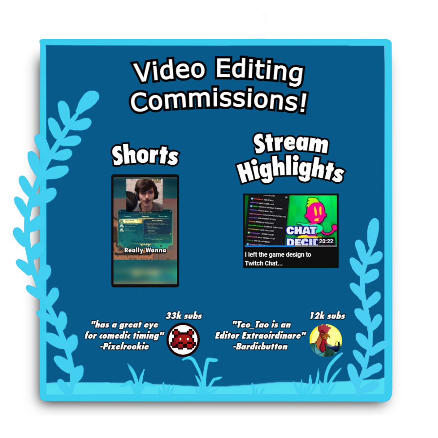 indieknytt's tweet photo. Hello! Here's a quick thread about my new editing commissions! Hopefully by the end you'll have enough information to make a decision about whether to commission me :) https://t.co/KWCGBjkCzM