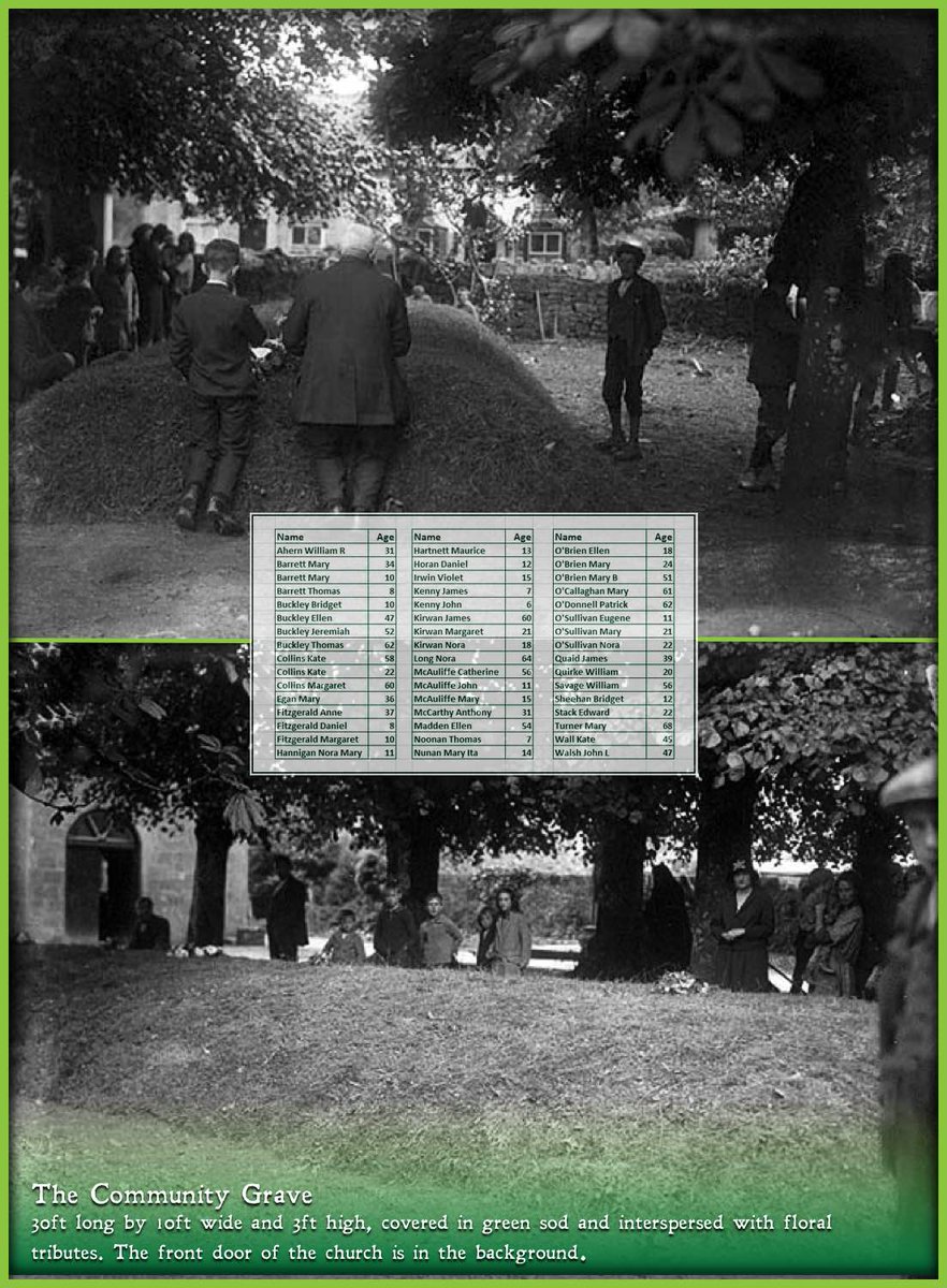 Today in 1926..
Tragedy struck the town of Dromcollogher, Co. Limerick, when a timber barn being used as a temporary cinema caught fire killing 48 people. 46 of them are buried in a large grave in the grounds of the local church.
#Limerick #OTD