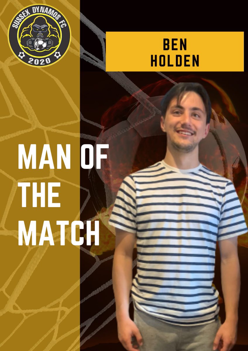 Man of match in our 3-0 win over amici this morning