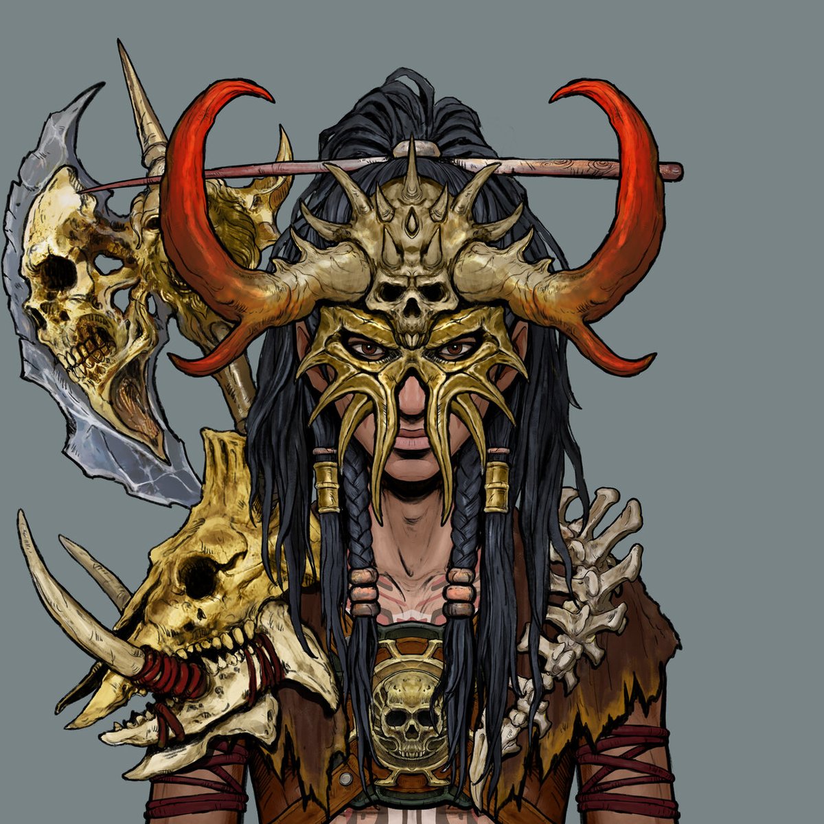 AwakeningLab's tweet photo. Look at this warrior! 

Minting soon!! #NewProfilePic

RT, tag and like to win WL!! 🎁🎁

#NFTs #NFTCommunity #Whitelist #NFTartist #newnftproject https://t.co/BJjWf2QQuQ