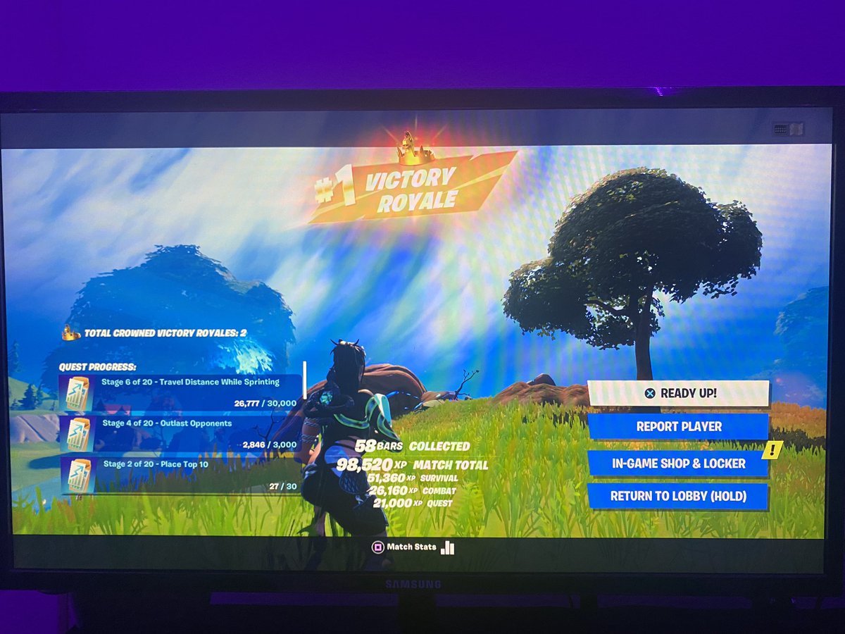 NICKI_MVRIE's tweet image. First solo dub. #Progressing #juststartedplaying #Fortnite