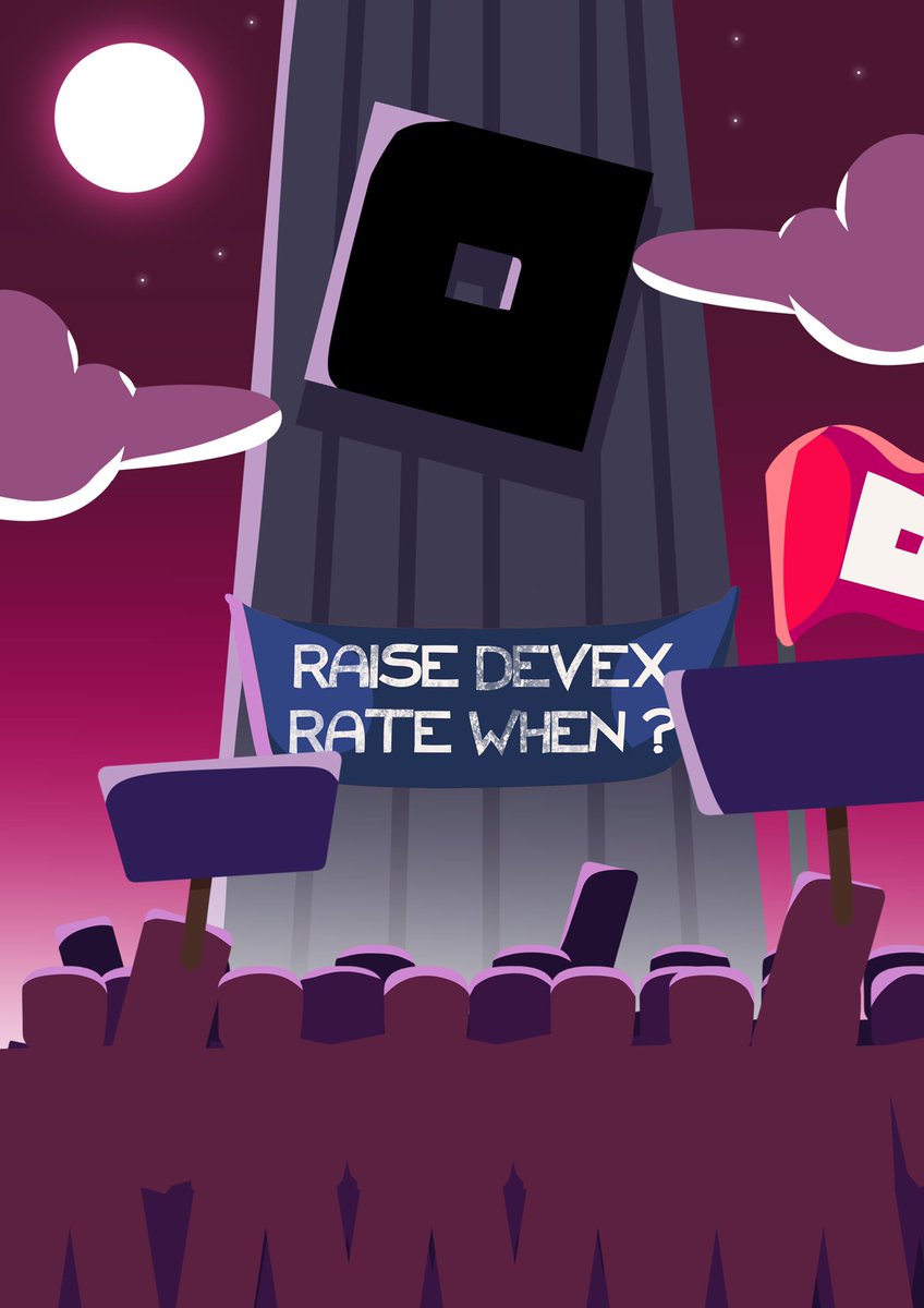 When roblox gonna #raisedevex ? Developer have been struggling trying to make money because the devex rate is too low!