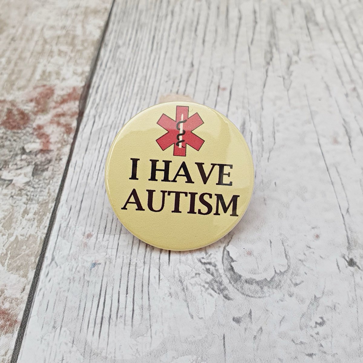 martisanne's tweet photo. I have Autism button badge,autistic pin, hidden disability, special needs, autism alert, communication aid, aspergers, sensory badge, https://t.co/9GDwWvR0J6 #TMTinsta #EtsyTeamUnity #AutismAlert https://t.co/QIXc1NjFsy