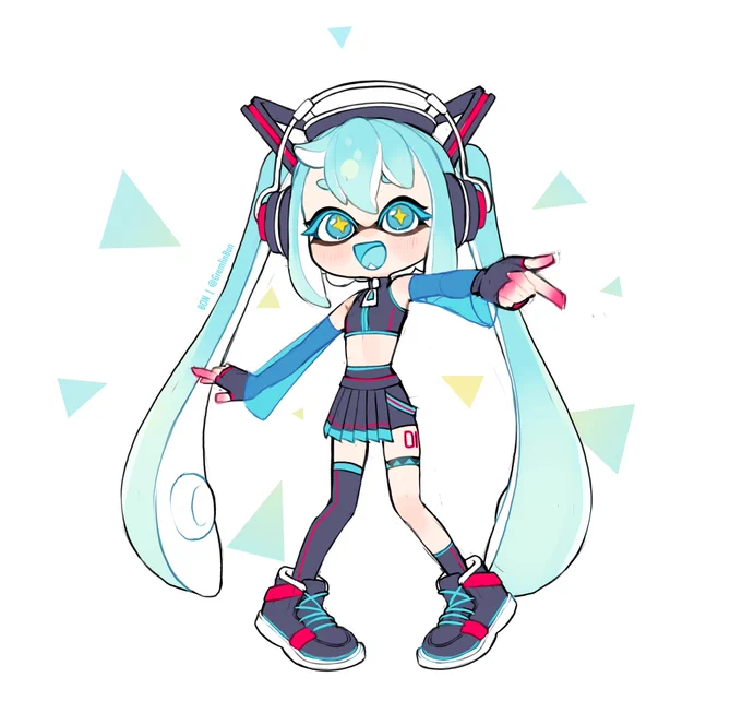 You're a squid now you're a Miku now RKGK#Splatoon3 