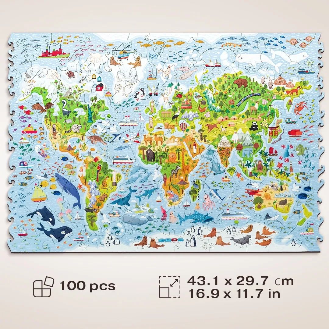unidragon_com's tweet image. Around the world in 100 pieces🌎
Meet the NOVELTY: Kid&apos;s World Map. Now it’s more fun and easier to learn geography and travel.
🌍Let your kids discover the world with Kid&apos;s World Map
com.unidragon.com/h5Za6u
Suitable for kids age 5+.
#unidragon #woodenpuzzles #puzzlemap