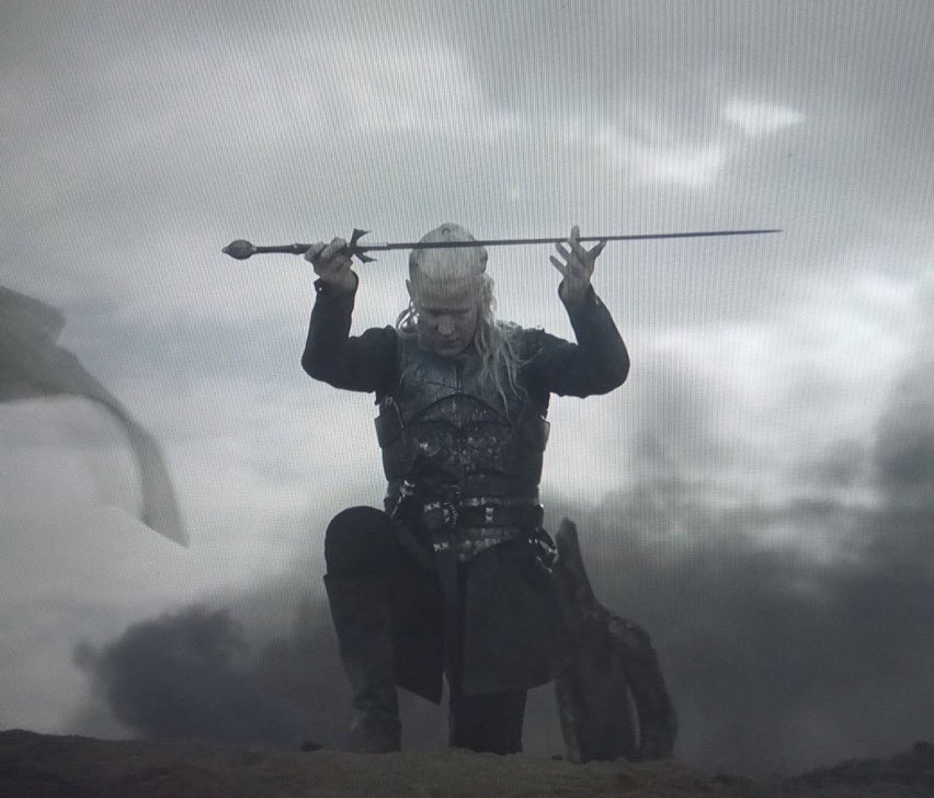 AngeIIAG's tweet photo. What an absolute legend. #houseofthedragon https://t.co/fWWo8C0Xk0