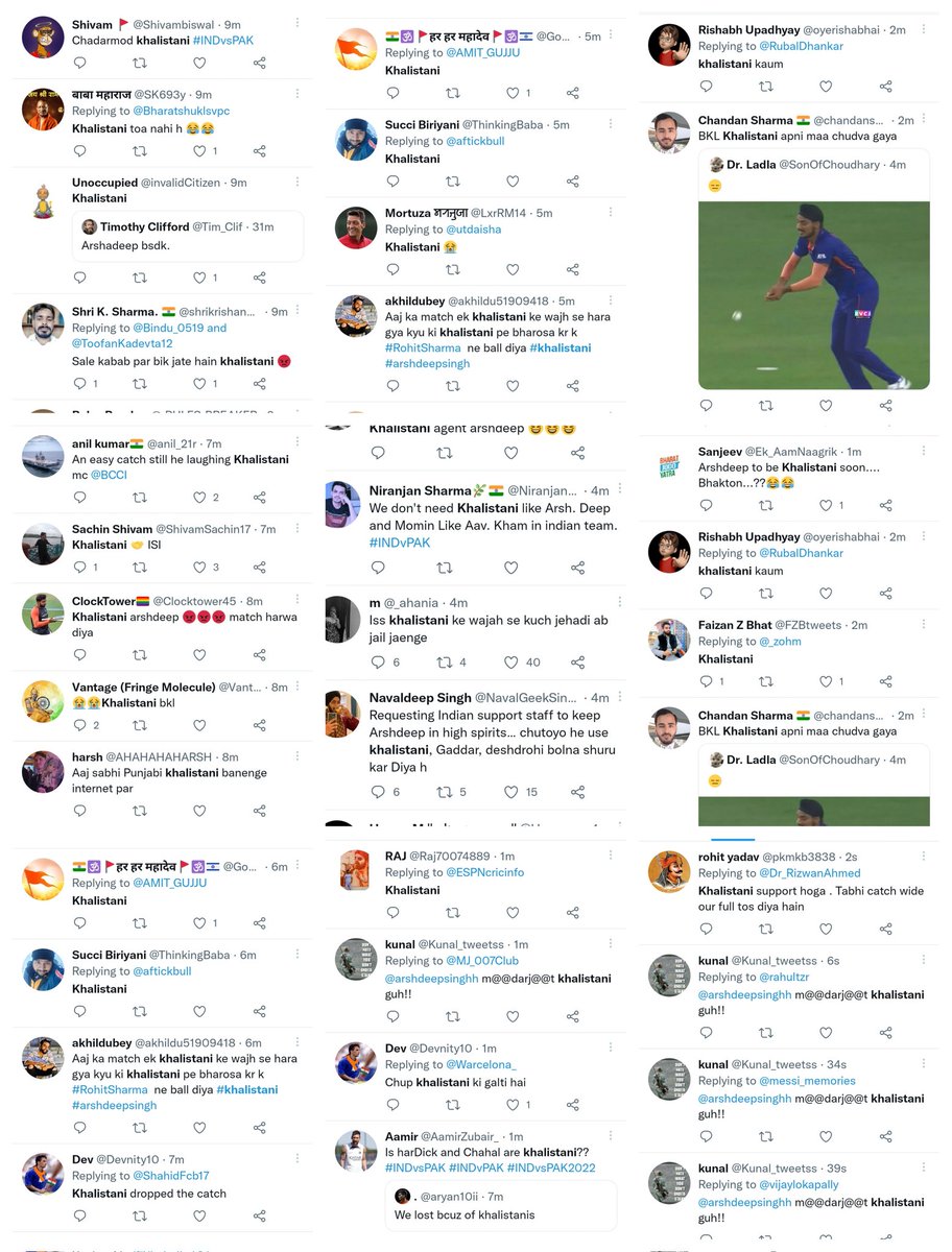 Firdous36228555's tweet photo. Ridiculous! Shame on these bigots & morons! He bowled superb particularly last over. These stupids dont know anything about cricket. Pakistan was back in the game within first ten overs. #supportarshdeep
#arshdeepsingh
#AsiaCup2022
#INDvsPAK2022
#BCCI https://t.co/ywez1Y03Uv