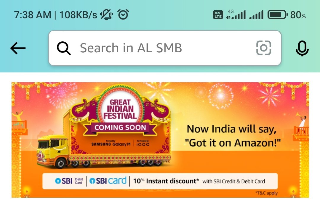 Amazon Great Indian Festival sale coming soon.
Flipkart might change Big billion days date if Amazon sale starts early.
#Amazon #Flipkart #FlipkartBigBillionDays