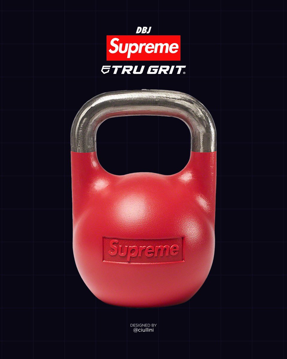 鉄アレイSupreme TruGrit 6KG Kettlebell Red ダンベル