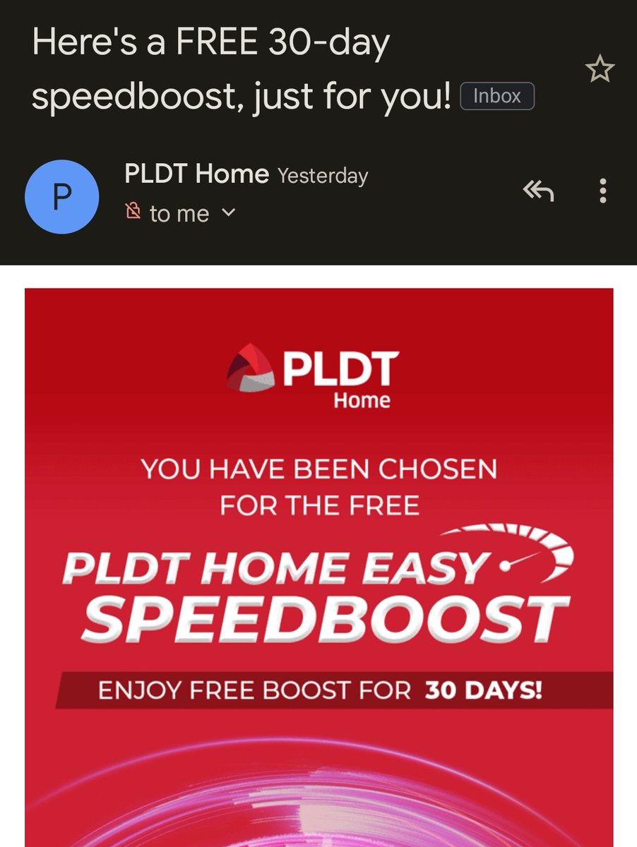 AlbertDomingo's tweet photo. PLDT internet subscribers, check your email. PLDT sent a DEFAULT OPT-IN promo that will increase your monthly bill by P100 for additional bandwidth. 

If you will not opt-out through a form, the free trial will end after 30 days and the add'l charge kicks in.

Why do this, PLDT? https://t.co/2g0Jum6ec9